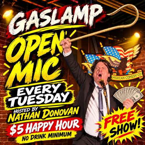 Gaslamp Open Mic & $5 Happy Hour LIVE! [TUE]